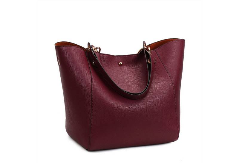 XDeer Schultertasche Damen-Shopper Tote Große Kunstleder-Handtasche, Wasserschutz & Ledergriff - Perfektes Geschenk für Frauen von XDeer