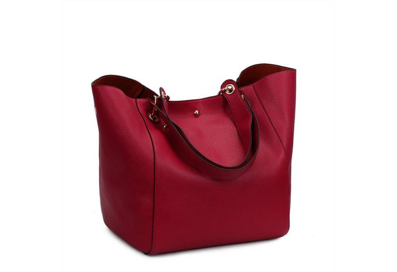 XDeer Schultertasche Damen-Shopper Tote Große Kunstleder-Handtasche, Wasserschutz & Ledergriff - Perfektes Geschenk für Frauen von XDeer