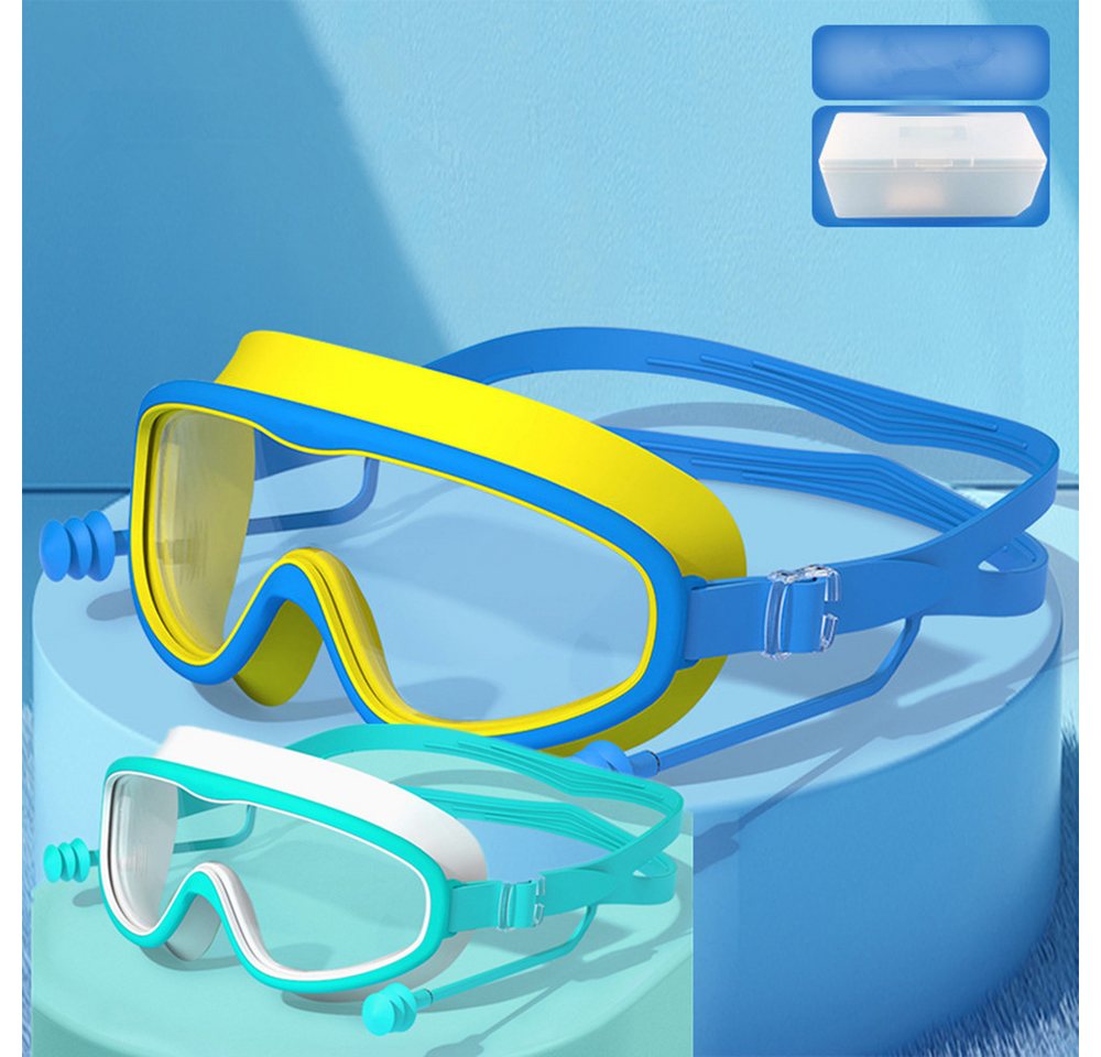 XDeer Schwimmbrille 2 Stück Schwimmbrille für Kinder 4-15 mit, Schutz Anti Nebel für Pool von XDeer