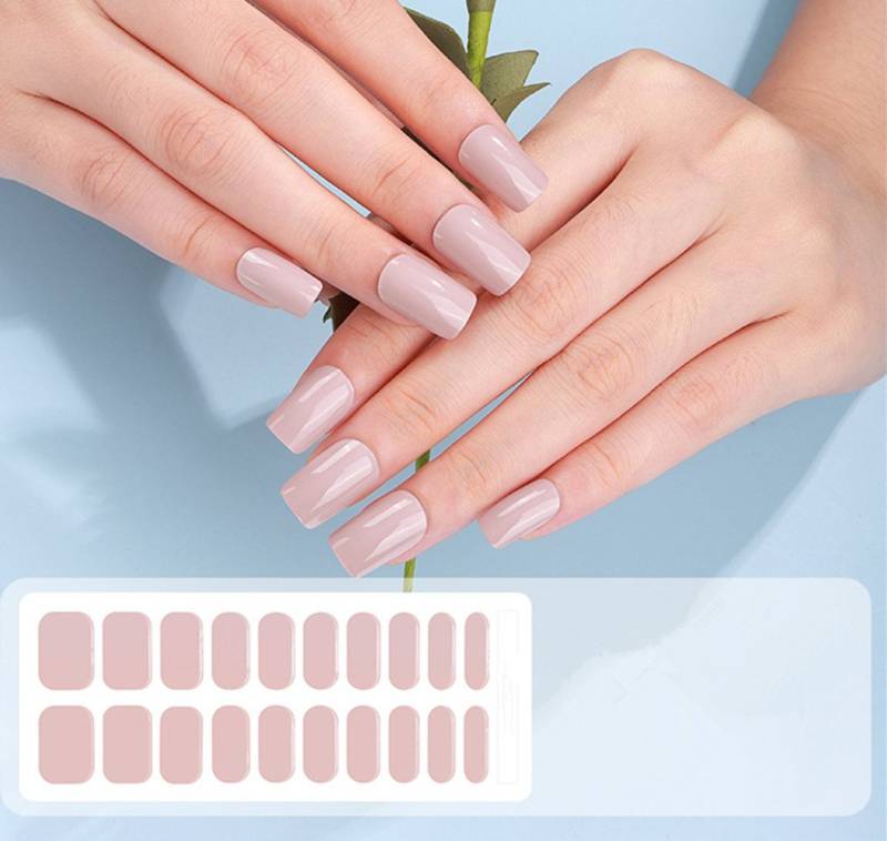 XDeer UV-Nagellack-Set UV Gel Strips,UV Gel Nagelfolie, Nagelfolie Selbstklebend von XDeer