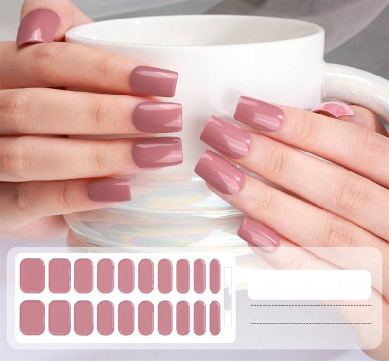 XDeer UV-Nagellack-Set UV Gel Strips,UV Gel Nagelfolie, Nagelfolie Selbstklebend von XDeer