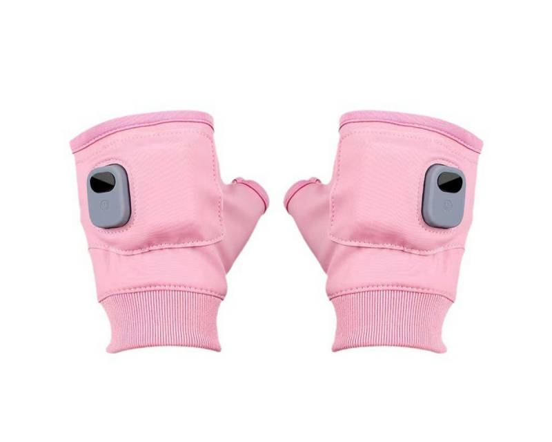 XDeer Winter-Arbeitshandschuhe Winterhandschuhe Beheizbare Fingerlose Handschuhe USB-aufladbar 3 Geschwindigkeiten Einstellbar Halbfinger Handschuhe für Innen von XDeer