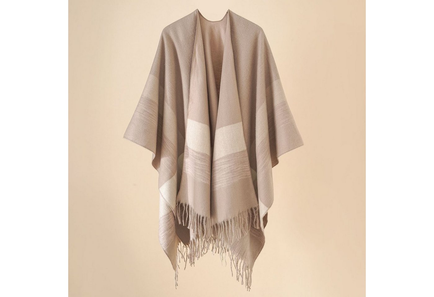 XDeer XXL-Schal Damen Schal,XXL Schal,Poncho in kuscheliger mit kleinen Fransen, Winterschal Damen Halstuch Geschenk für Frauen von XDeer