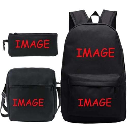 Personalisierte DIY Rucksack Student Schultasche 3Pcs/Sets Umhängetaschen Benutzerdefinierte Logo-Taschen Herren Buch-Taschen Color2,42X16X29CM Personalisierte DIY Rucksack Student Schultasche 3Pcs/Sets Umhängetaschen Benutzerdefinierte Logo-Taschen Herren Buch-Taschen Color2,42X16X29CM von XEDLIY