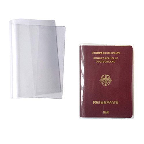 XEEPER 1. Echte Made IN Germany glasklare, preiswerte und günstige Reisepasshülle für Ihren Alten Pass - ausgegeben bis 04/2017 - hergestellt nach DIN EN 71-3 von XEEPER