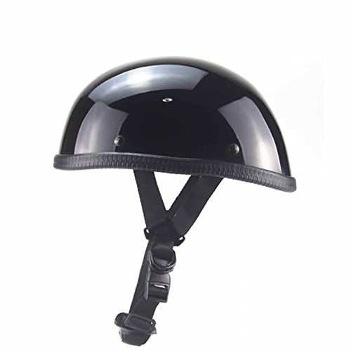 Retro Motorrad Halbhelme Jet-Helm DOT/ECE Zertifizierung mit Schutzbrille Halbschale Scooter Helm für Männer und Frauen Vier Jahreszeiten 3,S=55-56cm von XELLOM
