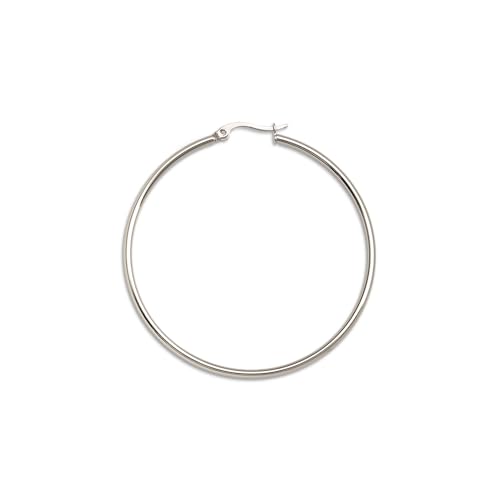 XENOX® Basic Creolen - Damen Ohrringe aus hochwertigem Edelstahl, 100% Wasserfest | X1963 von XENOX