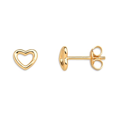 XENOX® LOVE STORY Ohrstecker - Damen Herz Ohrringe aus hochwertigem 925/- Sterlingsilber | XS1759G von XENOX
