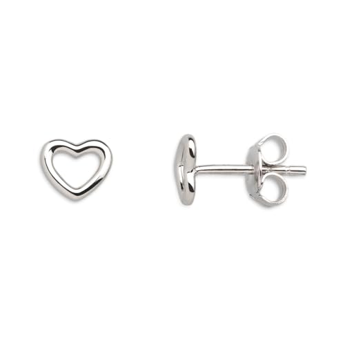 XENOX® LOVE STORY Ohrstecker - Damen Herz Ohrringe aus hochwertigem 925/- Sterlingsilber | XS1759 von XENOX