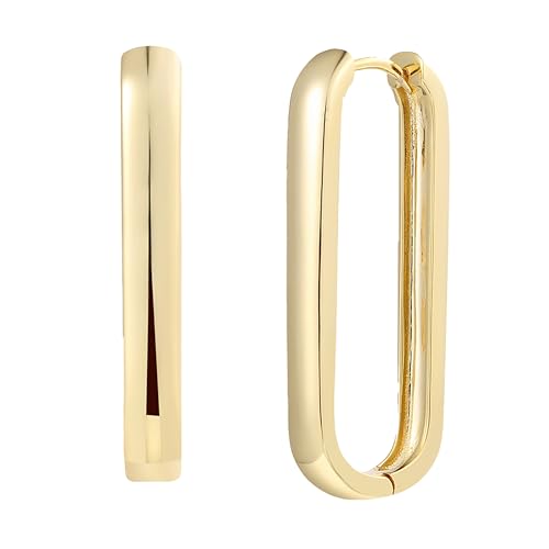 XENOX® Link Mega Creolen - Damen Ohrringe aus hochwertigem 925/- Sterlingsilber | XS91553G von XENOX