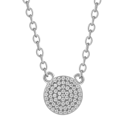 XENOX® POPPY GLITZ Halskette - Damen Halskette aus hochwertigem 925/- Sterlingsilber mit Anhänger | und Zirkonia-Steinen | XS10001 von XENOX