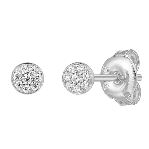 XENOX® | POPPY GLITZ Ohrstecker - Damen Ohrring aus hochwertigem 925/- Sterlingsilber mit Zirkonia-Steinen | XS10006 von XENOX
