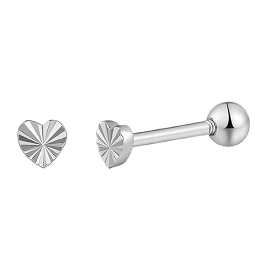 XENOX® Piercing Ohrringe - Herz Piercing aus hochwertigem 925/- Sterlingsilber | XS91469 von XENOX