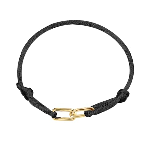 XENOX® TWIN TIES Armband - Damen Armband aus Nylon mit Anhänger aus hochwertigem 925/- Sterlingsilber von XENOX