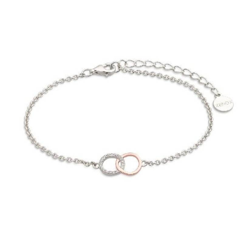 XENOX Armband XENOX Armband Damen "SP-Lucky Ones" silber-/roséfarben XS293 von XENOX