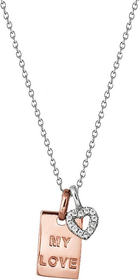 XENOX Charm-Kette Halskette für Damen (keine Angabe, 1-tlg., Charm-Kette) von XENOX