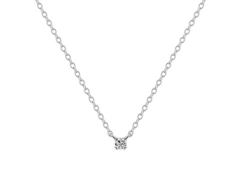 XENOX Kette mit Anhänger Halskette mit Anhänger Pure Essentials Zirkonia Silber XS10600 von XENOX