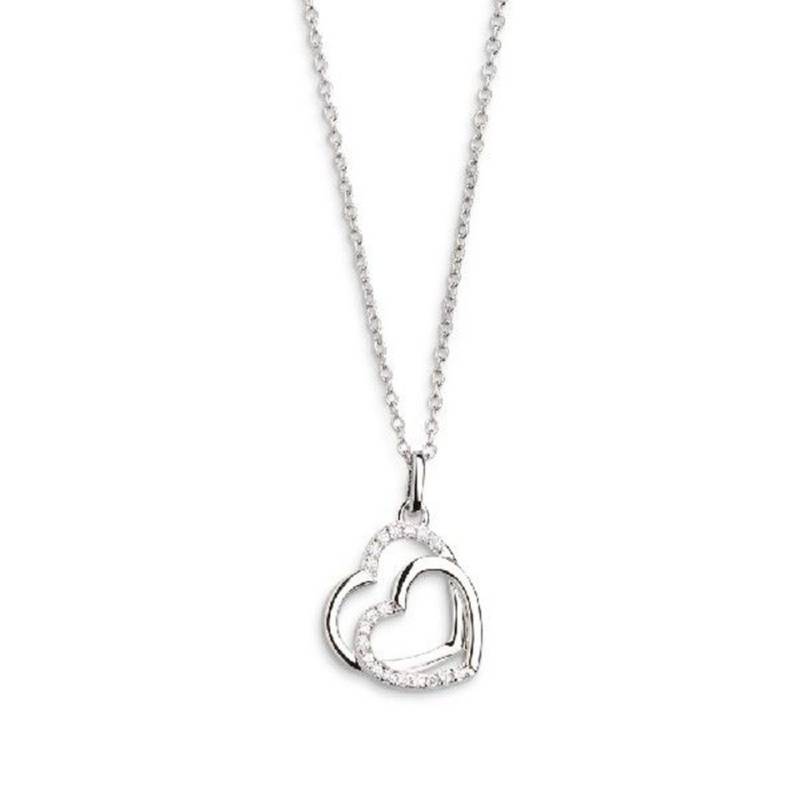 XENOX Kette mit Anhänger XENOX Halskette Damen "Love Story" Silber Anhänger von XENOX