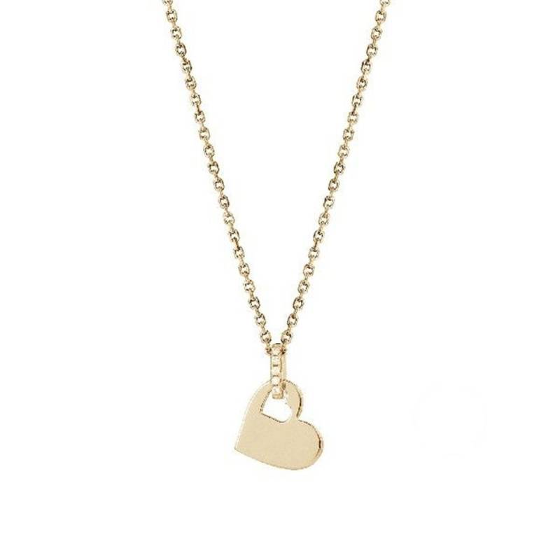 XENOX Kette mit Anhänger XENOX Halskette Damen "Love Story" Silber goldfarben Anhänger von XENOX