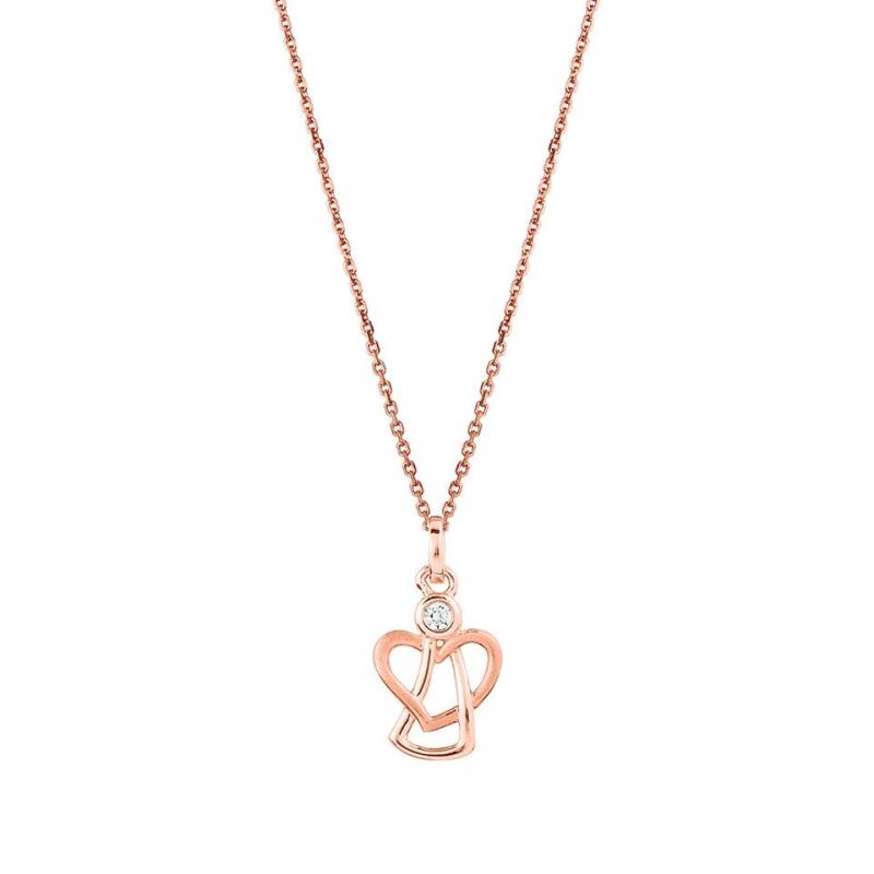 XENOX Kette mit Anhänger XENOX Halskette Damen "Symbolic Power" Silber rosèvergoldet von XENOX