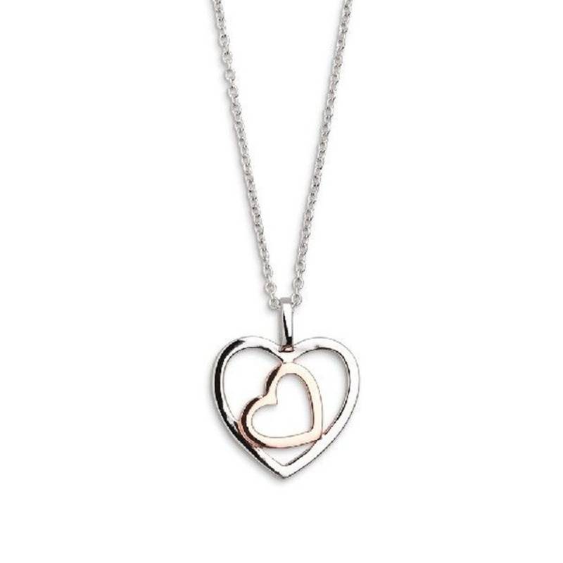 XENOX Kette mit Anhänger XENOX Kette Damen "Love Story" silber-/roséfarben XS2774R von XENOX