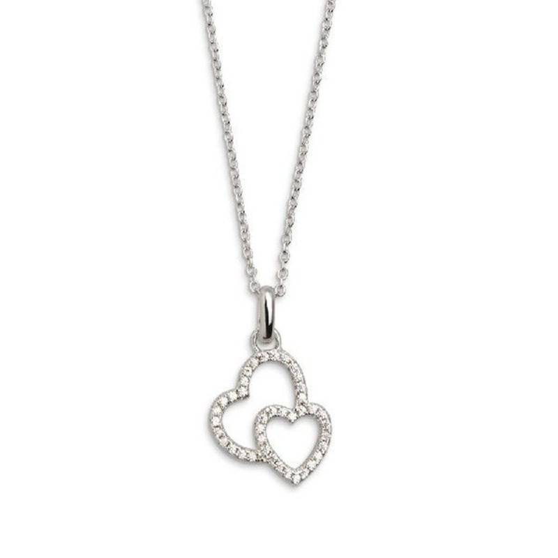 XENOX Kette mit Anhänger XENOX Kette Damen "Love Story" silberfarben XS2760 von XENOX