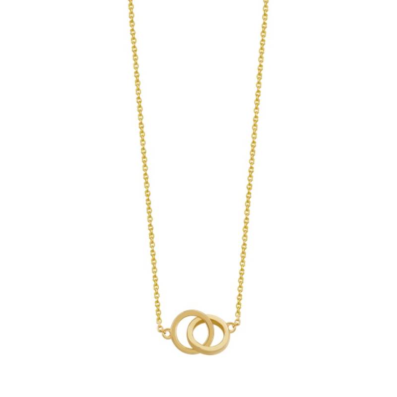 XENOX Kette mit Anhänger XENOX Kette Damen "SP-Lucky Ones" Silber vergoldet XS3620G von XENOX