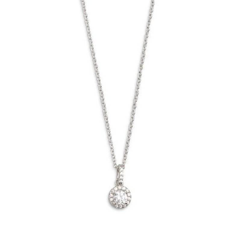 XENOX Kette mit Anhänger XENOX Kette Damen "Silver Circle K" silberfarben XS7361 von XENOX