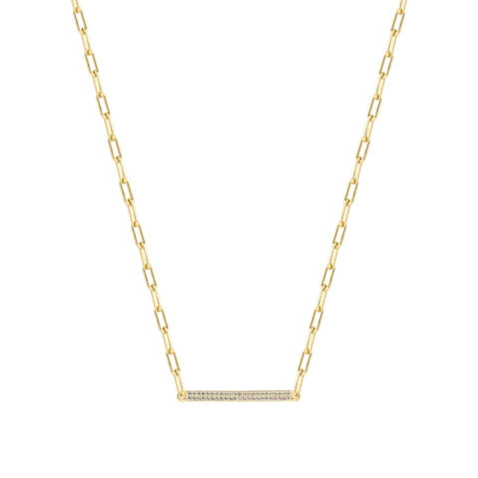 XENOX Kette mit Anhänger XENOX Kette Tag mit Anhänger Zirkonia Vergoldet XS91751G XENOX Kette mit Anhänger XENOX Kette Tag mit Anhänger Zirkonia Vergoldet XS91751G von XENOX