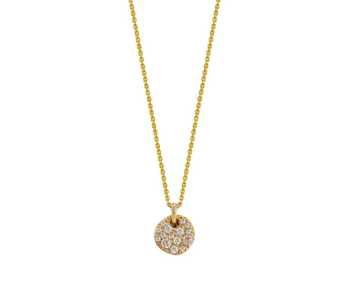XENOX Kette mit Einhänger Halskette mit Anhänger Classic Circle Zirkonia Vergoldet XS6092G XENOX Kette mit Einhänger Halskette mit Anhänger Classic Circle Zirkonia Vergoldet XS6092G von XENOX