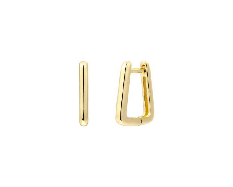 XENOX Paar Creolen Creolen Ohrringe Damen Trilogy Mini Silber Vergoldet XS91840G von XENOX