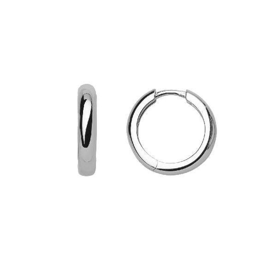 XENOX Paar Creolen XENOX Creolen Damen "Modern Classic Basic" Silber XS8661 von XENOX