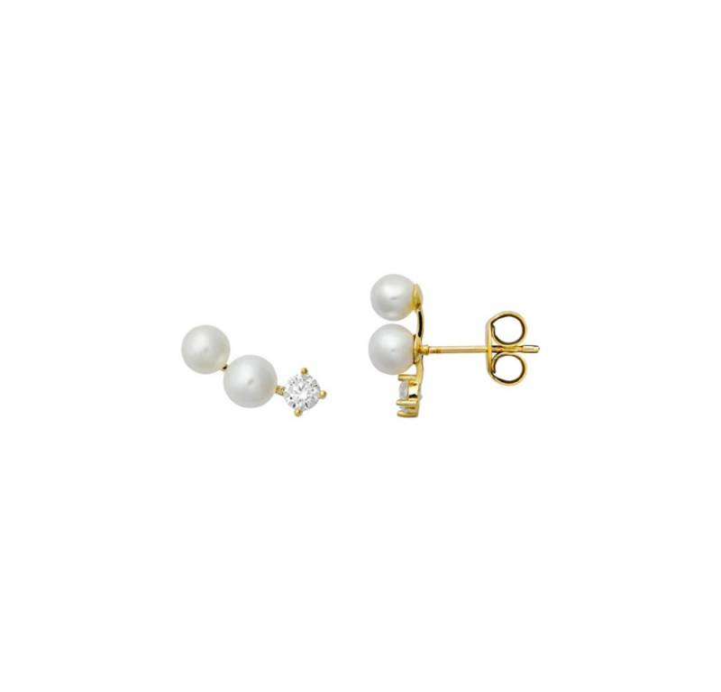 XENOX Paar Ohrstecker XG14K6068G, Ohrstecker mit Perlen & Zirkonia XENOX Paar Ohrstecker XG14K6068G, Ohrstecker mit Perlen & Zirkonia von XENOX
