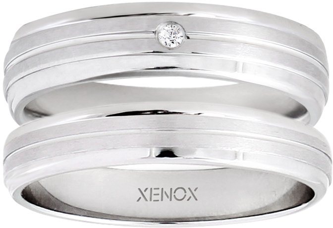 XENOX Partnerring Xenox & Friends, X2547, X2548, wahlweise mit oder ohne Zirkonia von XENOX