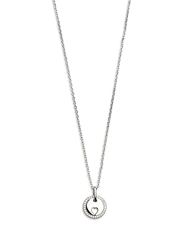 XENOX XS3538 Damen Collier Herz Sterling-Silber 925 Silber weiß Zirkonia 45 cm von XENOX