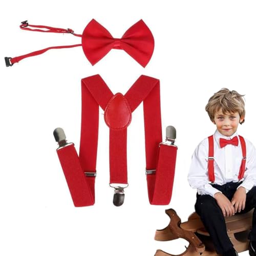 XENQITO 1Pcs Hosenträger Set, Kinder Hosenträger, Hosenträger Kinder, Y-Form Einstellbar Hosenträger, Verstellbare Hosenträger im Set für Jungen und Mädchen, Hosenträger Breit Elastisch, Einheitsgröße von XENQITO