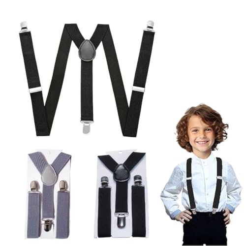 XENQITO 2Pcs Hosenträger Breit mit Fliege im Set, Kinder Hosenträger, Hosenträger Verstellbares Hosenträger mit Fliege für Herren mit Sehr Starken 3 Metallklammern, Einheitsgröße für Männer und Frauen XENQITO 2Pcs Hosenträger Breit mit Fliege im Set, Kinder Hosenträger, Hosenträger Verstellbares Hosenträger mit Fliege für Herren mit Sehr Starken 3 Metallklammern, Einheitsgröße für Männer und Frauen von XENQITO