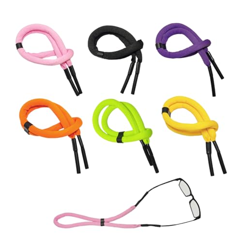 XEPWOLU Schwimmfähiges Brillenband Im Multipack - Sportbrillenband Für Wassersport Geeignet - Ca. 66 Cm Lang von XEPWOLU