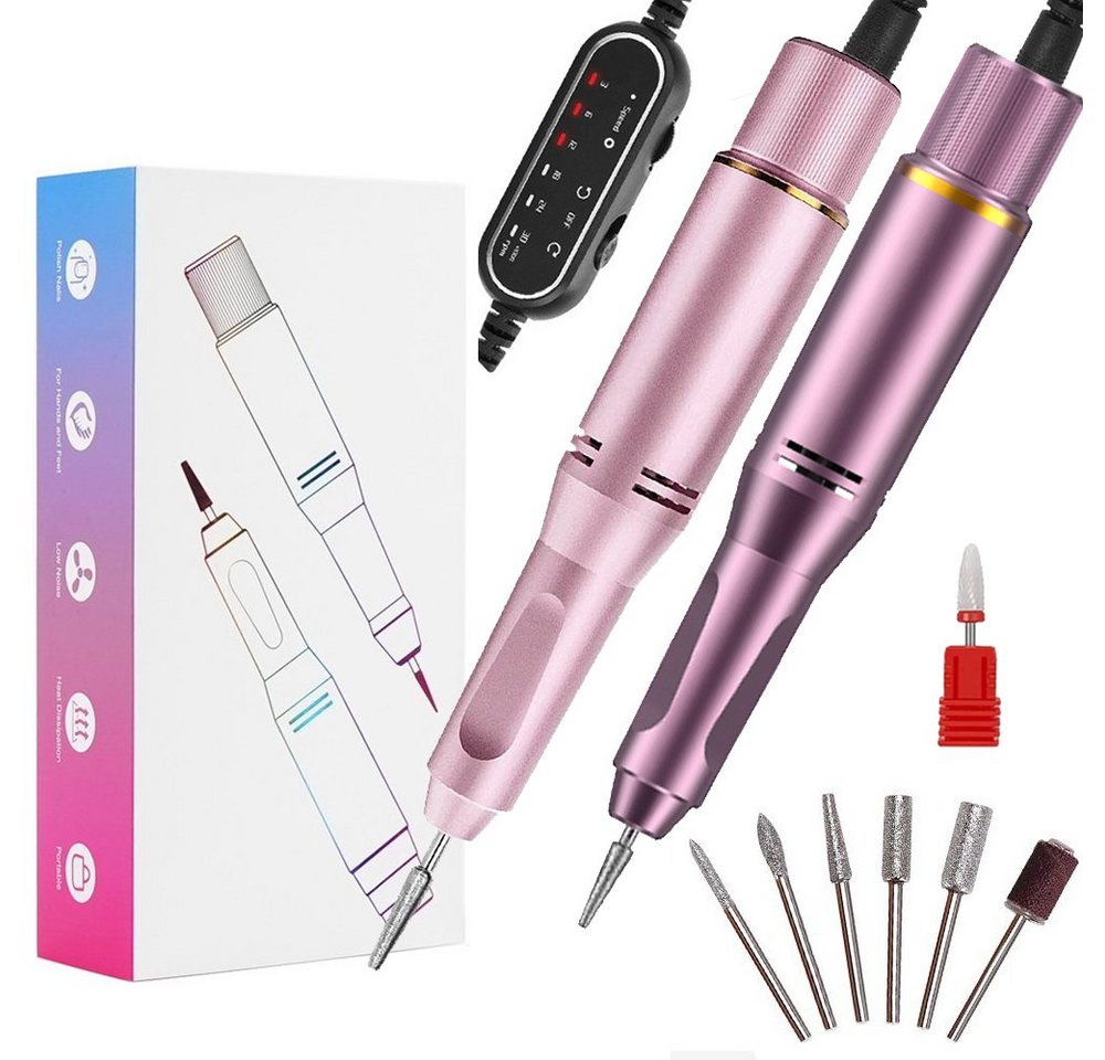 XERSEK Maniküre-Pediküre-Set Elektrische Nagelfräser, 30000u/min 6 Geschwindigkeitsstufen einstellbar Maniküre Set, USB Wiederaufladbare Elektrisch Nagelfeile für Acryl Gele XERSEK Maniküre-Pediküre-Set Elektrische Nagelfräser, 30000u/min 6 Geschwindigkeitsstufen einstellbar Maniküre Set, USB Wiederaufladbare Elektrisch Nagelfeile für Acryl Gele von XERSEK