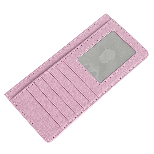 XEYOU Schlankes Kreditkartenetui für Damen, RFID-blockierend, Helles Pink, Modern von XEYOU
