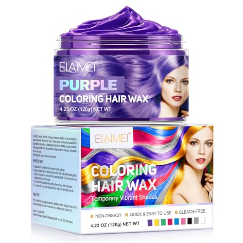 Waschbares Haarwachs, Unisex, Haarformwachs, natürliche Formel für ausdrucksstarke und unverwechselbare Haare, geeignet für Männer und Frauen von XEYYHAS