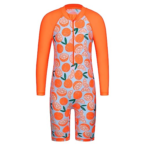 XFGIRLS Kinder Badeanzug Mädchen UPF50+ Badeanzug, Schnell Trocknend Niedliches Druckdesign, Badeanzug Mädchen 0 Monate Bis 6 Jahre Alt, Geeignet Für Pool/Strand von XFGIRLS