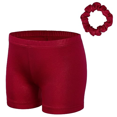 XFGIRLS Enge Shorts Gymnastikkostüme Ballettkostüme Tanzkostüme Passende Einfarbige Enge Shorts Geeignet Für Mädchen Im Alter Von 3-14 Jahren von XFGIRLS