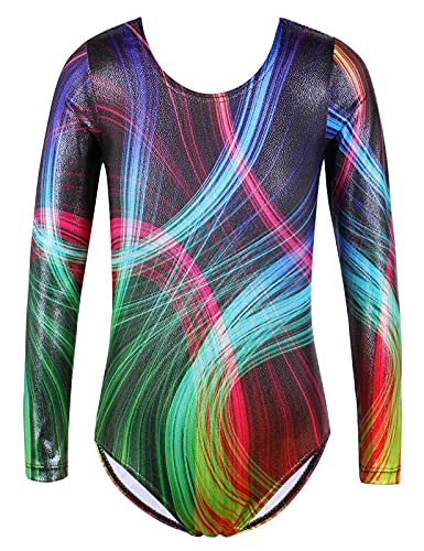 XFGIRLS Langärmeliger Jumpsuit Mit Liniendruck Gymnastikanzug Fitnessstrumpfhose Ballettkostüm Tanzkostüm Für Mädchen Im Alter Von 3 Bis 12 Jahren. XFGIRLS Langärmeliger Jumpsuit Mit Liniendruck Gymnastikanzug Fitnessstrumpfhose Ballettkostüm Tanzkostüm Für Mädchen Im Alter Von 3 Bis 12 Jahren. von XFGIRLS