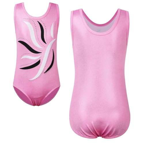 XFGIRLS Mädchen Klassischer Stil Enge Tanzkostüme Gymnastikkostüme Ballettkostüme Geeignet Für Mädchen Im Alter Von 5-14 Jahren von XFGIRLS