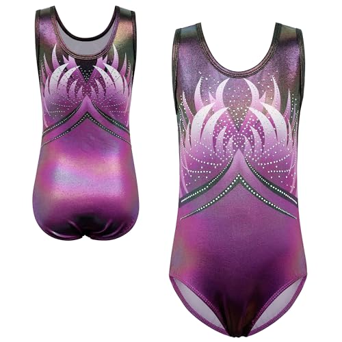 XFGIRLS Mädchen Klassischer Stil Enge Tanzkostüme Gymnastikkostüme Ballettkostüme Geeignet Für Mädchen Im Alter Von 5-14 Jahren von XFGIRLS