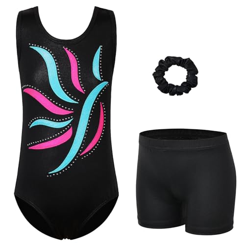 XFGIRLS Mädchen Klassischer Stil Enge Tanzkostüme Gymnastikkostüme Ballettkostüme Geeignet Für Mädchen Im Alter Von 5-14 Jahren von XFGIRLS