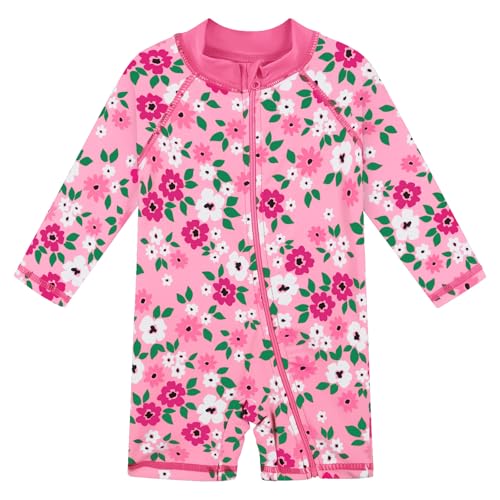 XFGIRLS UV-beständiger Langärmeliger Niedlich Bedruckter Badeanzug Für Mädchen Im Alter Von 0 Monaten Bis 6 Jahren von XFGIRLS