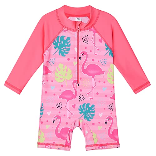 XFGIRLS UV-beständiger Langärmeliger Niedlich Bedruckter Badeanzug Für Mädchen Im Alter Von 0 Monaten Bis 6 Jahren von XFGIRLS