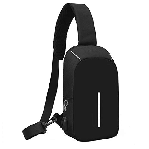 Brustbeutel Herren Oxford Stoff Umhängetasche Casual Messenger Bag Modetrend Chest Chest Bag Multifunktion Sport kleiner Rucksack von XFLSDHGD